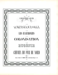 Dekorative skrifttyper med kædelignende ornamental ramme (print)