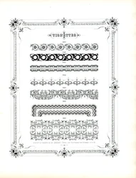 Elegante ornamentale mønstre til luksustryk (print)