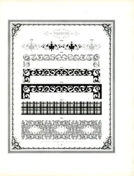 Elegante vignetter til rammeprint i høj kvalitet (print)