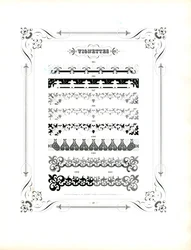 Ornamentale kanter og dekorative regler (print)