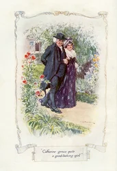 Catherine bliver en ganske flot pige, 1907 (illustration)