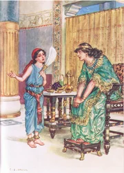 Illustration fra Through the Bible, udgivet 1928