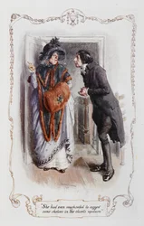 Hun havde endda garanteret at foreslå nogle hylder i skabene ovenpå, illustration fra 