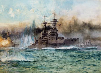 H.M.S Vanguard ved Jyllandsslaget, 1924