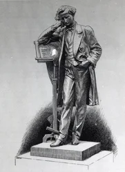 Hector Berlioz, efter statuen af Alfred Lenoir på Square Vintimille, Paris, 1886