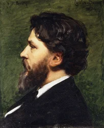 Et portræt af Phillipe Burty, 1874