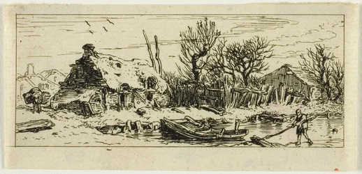 Den frosne dam, lille tallerken
