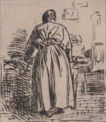 Den strygende kvinde, 1843.