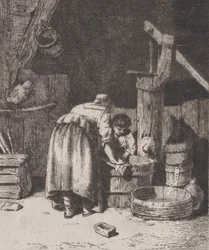 Damevask, ca. 1845-50.