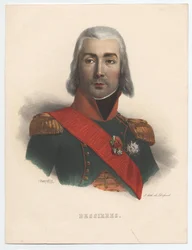 Portræt af Jean-Baptiste Bessières 1768-1813, marskal af Frankrig, 1835
