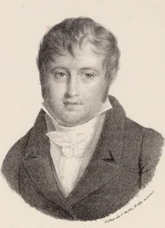 Portræt af komponisten Nicolò Isouard 1775-1818.