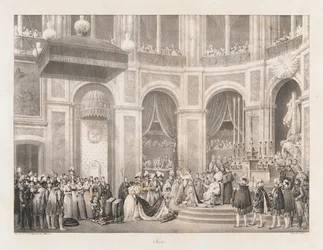 Sacre, begyndelsen af det 19. århundrede (litho)