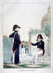 Uniform of the Invalides, Frankrig, 1823