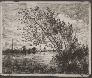 A Cluster of Alders, originalt aftryk 1862, trykt i 1921.