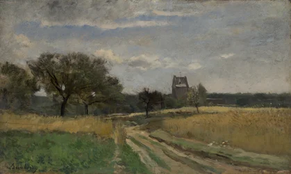 Landskab langs en landevej, ca. 1878