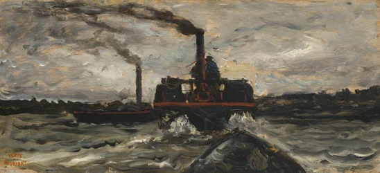 Flodbåd, ca. 1860