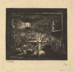 Sove ombord på båden, 1861.