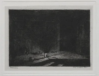 The Boat Trip: Interiør af en kro (The Corridor of an Inn)