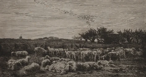 Den store fårefold, 1860.