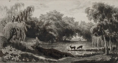 Poolen med hjorte, 1845.