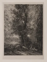 Hyrden og hyrdinden, 1874.