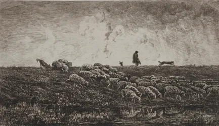 The Shower, ca. 1851.