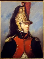 Portræt af Louis Bonaparte (1778-1846) i uniform af oberst fra 5. drageregiment Maleri af Charles Francois Jalabert (1819-1901) 1852 Malmaison musee du chateau - Portræt af Louis Bonaparte (1778-1846 af obersts uniform) den 5. vedr