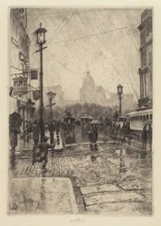 Regnvejrsdag, Broadway