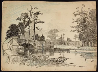 Cranford Park Bridge, Hillingdon, London, 1892-1933