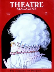 Cabaretdansere på forsiden af det amerikanske magasin Théatre Magazine, august 1924 (gravering)