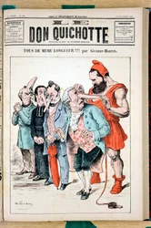 Cover af "" The Don Quixote"", nummer 592, Satirical en Colours