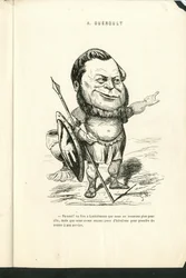 Illustration af Charles Gilbert-Martin (1839-1905) i "" Contemporary Grimaces""