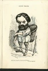 Illustration af Charles Gilbert-Martin (1839-1905) i "" Contemporary Grimaces""