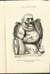 Illustration af Charles Gilbert-Martin (1839-1905) i "" Contemporary Grimaces""