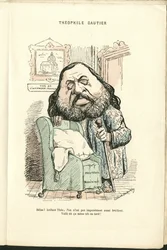 Illustration af Charles Gilbert-Martin (1839-1905) i "" Contemporary Grimaces""