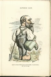 Illustration af Charles Gilbert-Martin (1839-1905) i "" Contemporary Grimaces""