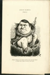 Illustration af Charles Gilbert-Martin (1839-1905) i "" Contemporary Grimaces""