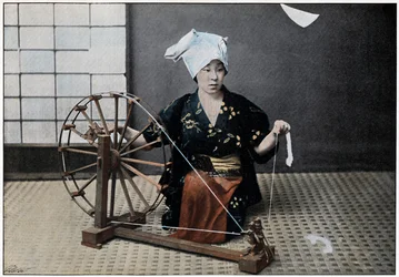 Spindehjul, c1890