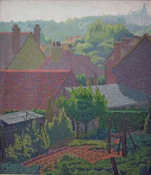 Village Rooftops (olie)