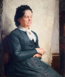 Portræt af kunstnerens mor, 1885.