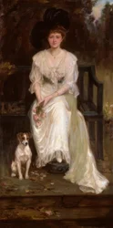 C.G.Anderson, fru Irene Watts / Gemälde