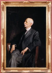 Manuel Patricio Rodriguez Garcia sidder i lænestol