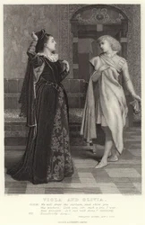 Viola og Olivia, Twelfth Night, Act I, Sc V