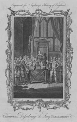 Cromwell opløser det lange parlament, 1773.