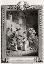 Lady Elizabeth Grey, der anmodede Edward IV om at genoprette sine lande, 15. århundrede, 1777