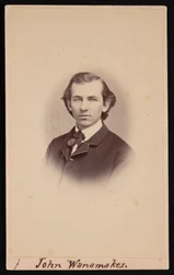 Portræt af John Wanamaker 1838-1922, mellem 1864 og 1866.