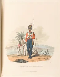 En menig fra 5. vestindiske regiment