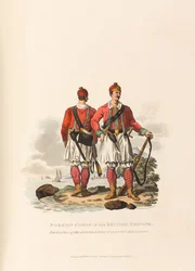 Foreign Corps i den britiske tjeneste. Menige fra det græske lette infanteriregiment