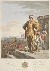 Richard Beauchamp (1381-1439) Earl of Warwick, Anno 1439, illustration fra 