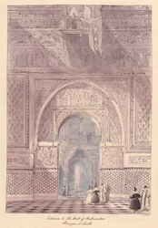 Indgang til Hall of Ambassadors, Alcazar i Sevilla